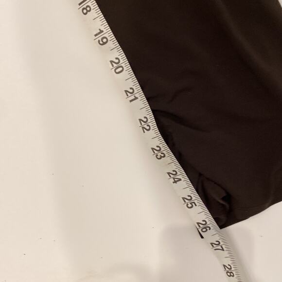 Chico’s Chocolate Brown Elastic Waist Ruched Ankle Ankle Pants Stretch EUC Sz 16 - Picture 12 of 12